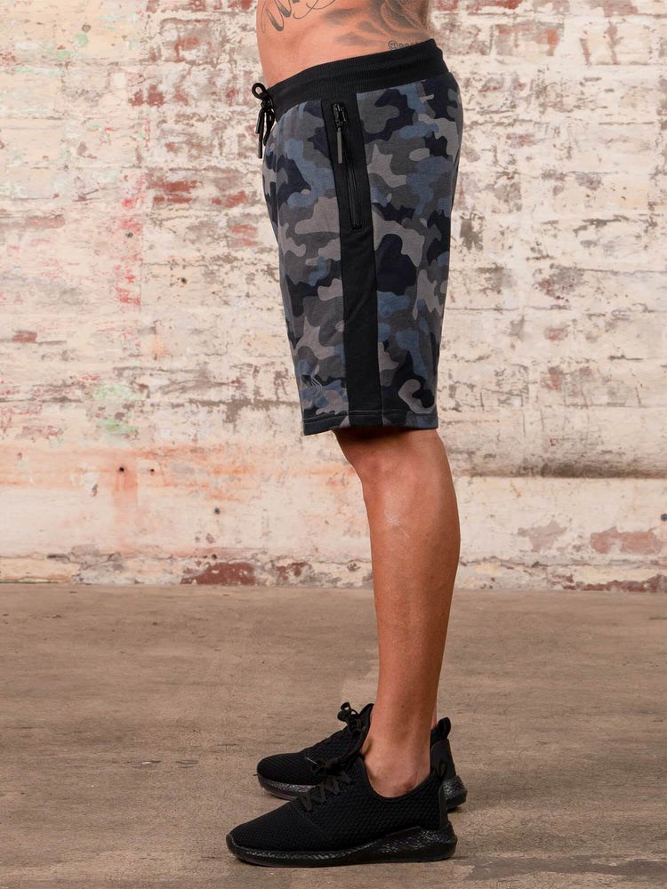 Ryderwear Camo Track Shorts Black/Camo | WGE-564237