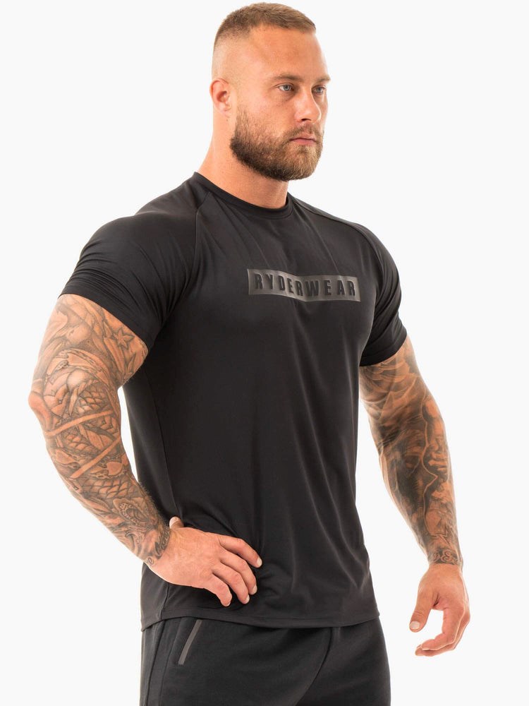 Ryderwear Combat T-Shirt Svarta | IUH-074532