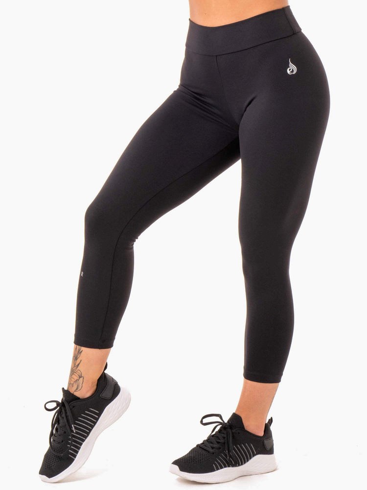 Ryderwear Core 7/8 Leggings Svarta | MPY-029387