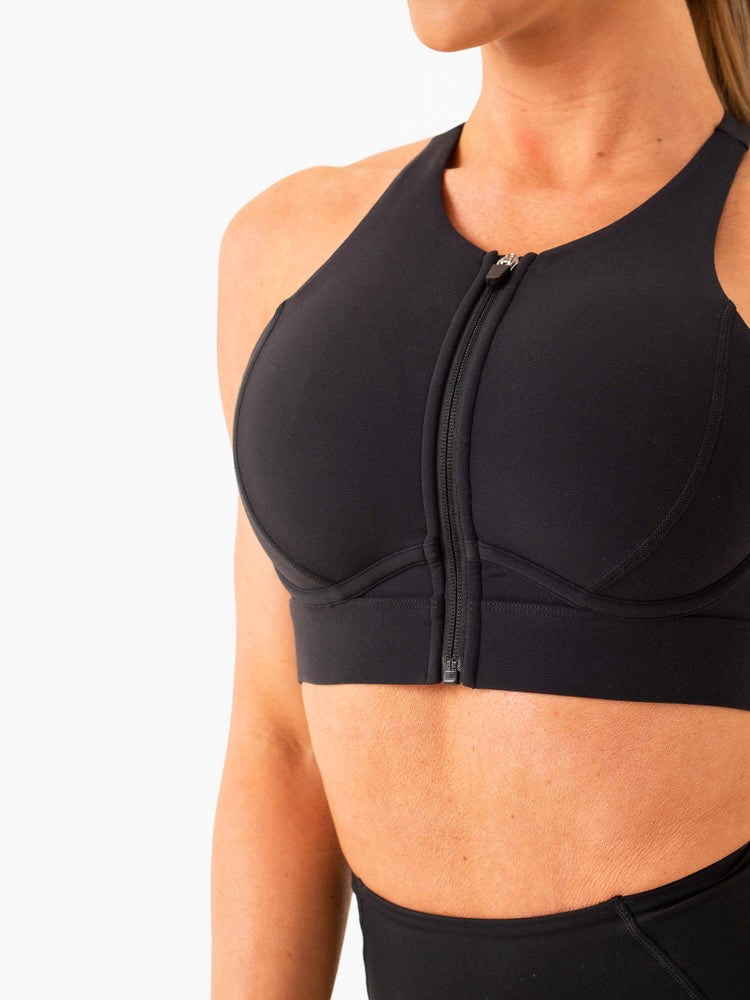 Ryderwear Critical High Impact Sports Bra Svarta | GCU-841230