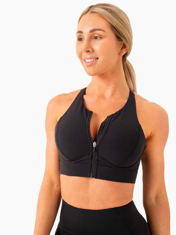 Ryderwear Critical High Impact Sports Bra Svarta | GCU-841230