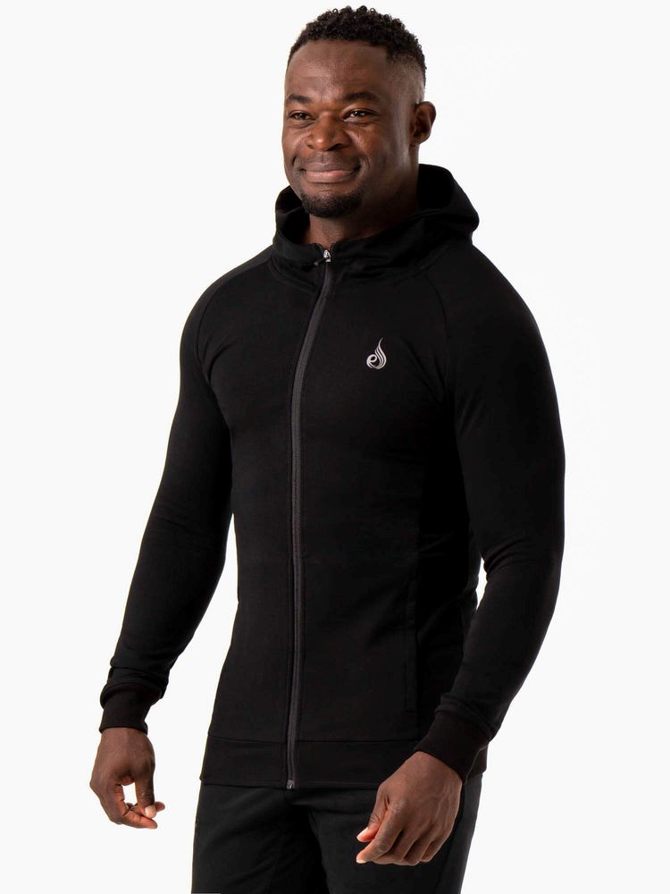 Ryderwear Critical Zip Up Hoodie Svarta | FWJ-354271