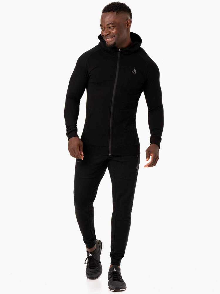 Ryderwear Critical Zip Up Hoodie Svarta | FWJ-354271