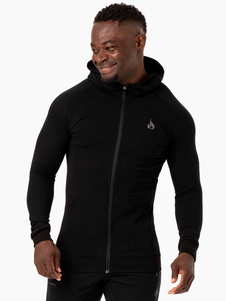 Ryderwear Critical Zip Up Hoodie Svarta | FWJ-354271