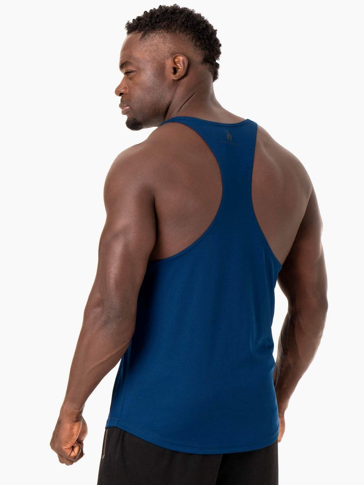 Ryderwear Define Mesh T-Back Blå | QGF-068142