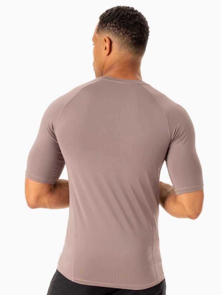 Ryderwear Division Base Layer T-Shirt Taupe | YPL-601724