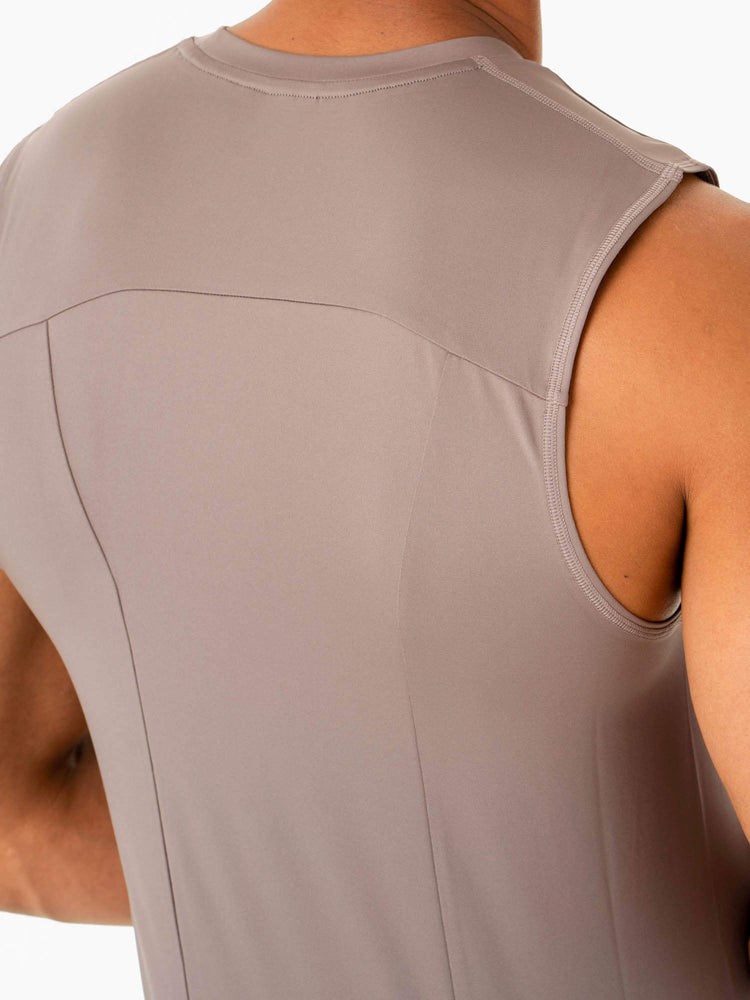 Ryderwear Division Base Layer Tank Taupe | XGM-469138