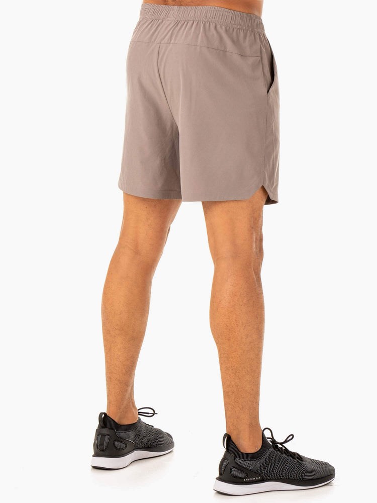 Ryderwear Division Tränings Shorts Taupe | YHV-761085