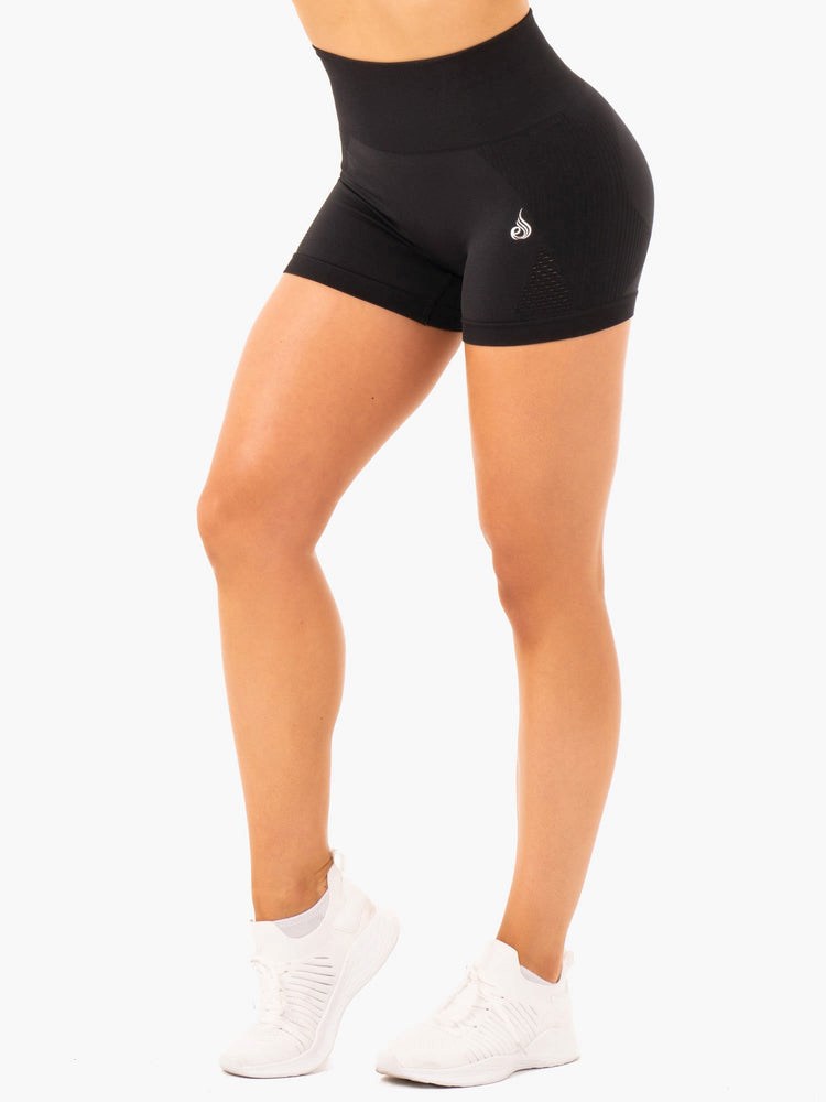 Ryderwear Electra Seamless Shorts Svarta | MLS-849237