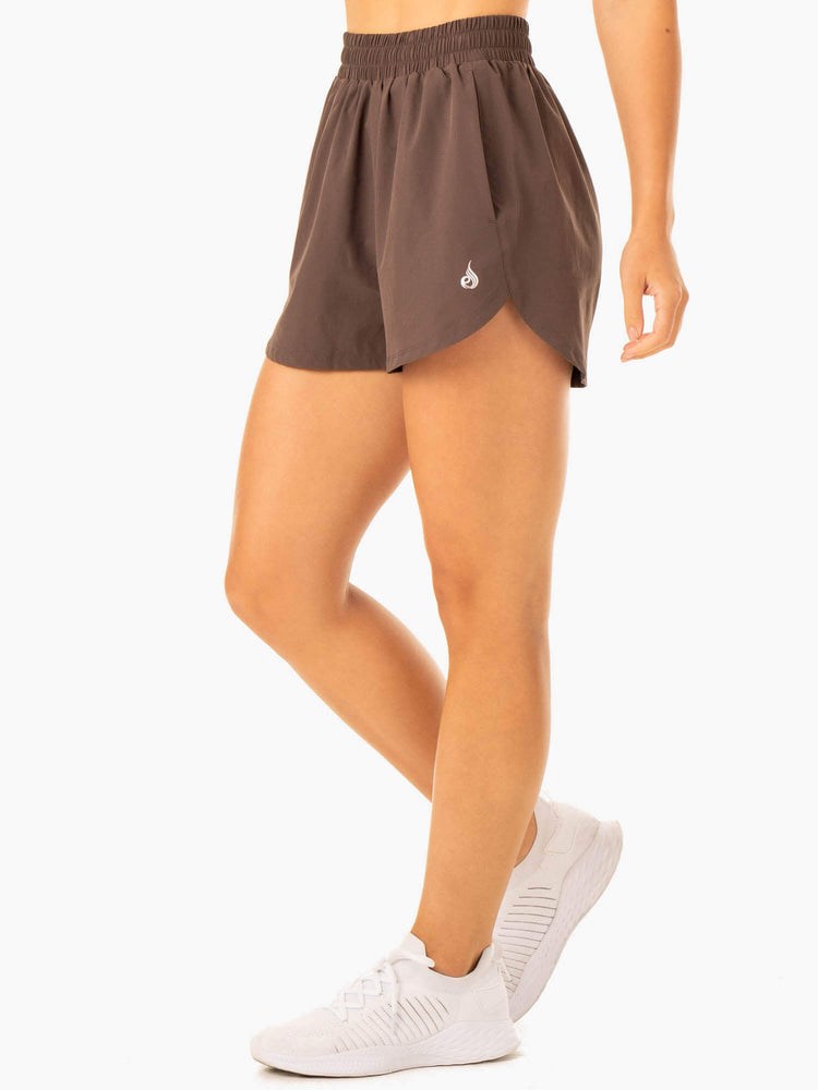 Ryderwear Element Tränings Shorts Choklad | WPN-472653