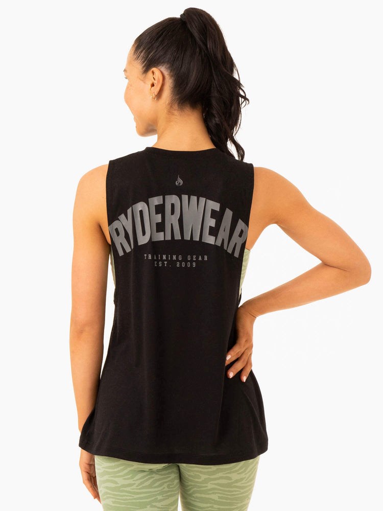 Ryderwear Emerge Tränings Tank Svarta | UJC-457910