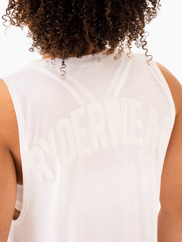 Ryderwear Emerge Tränings Tank Vita | KVE-135829