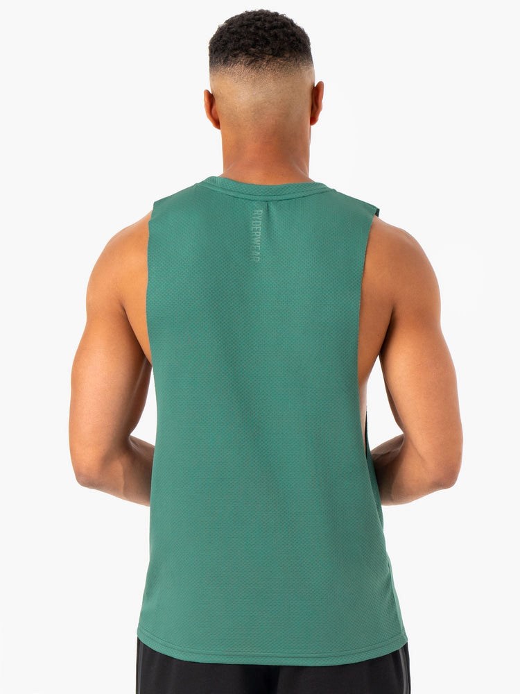 Ryderwear Enhance Baller Tank Gröna | IWH-870213