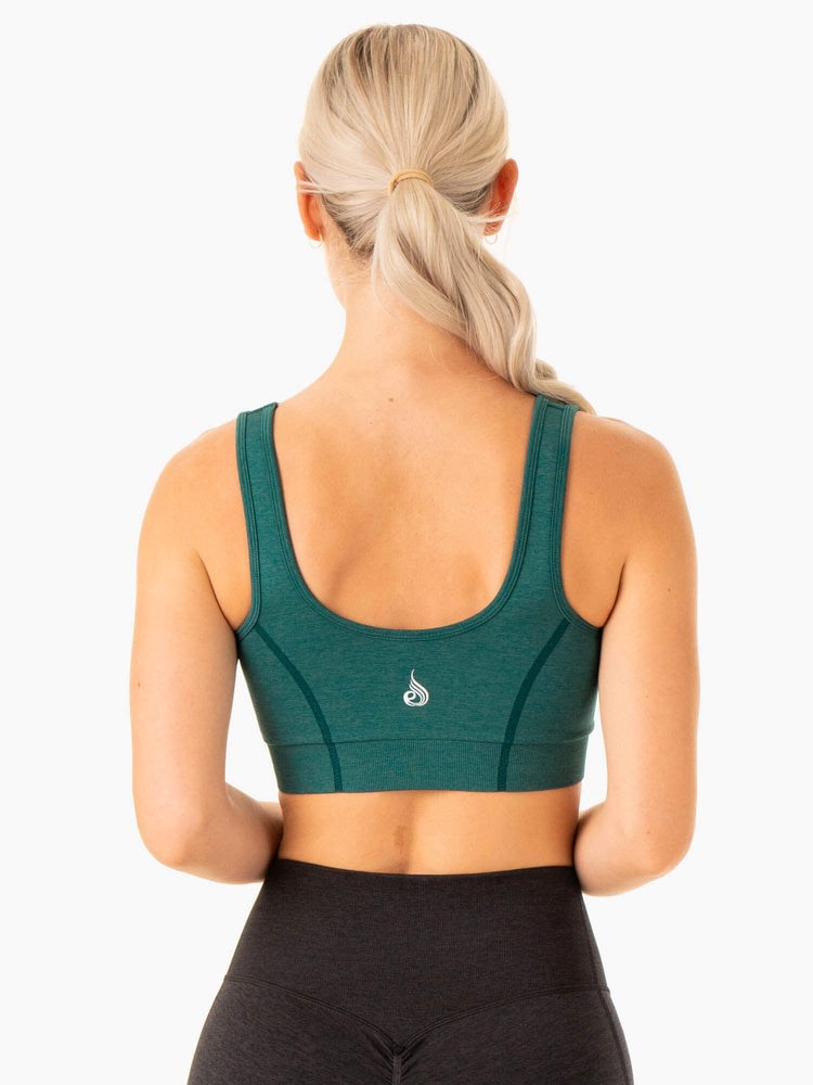 Ryderwear Enhance Seamless Sports Bra Teal | BKW-139654