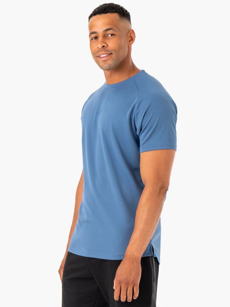 Ryderwear Enhance T-Shirt Blå | JNK-357098