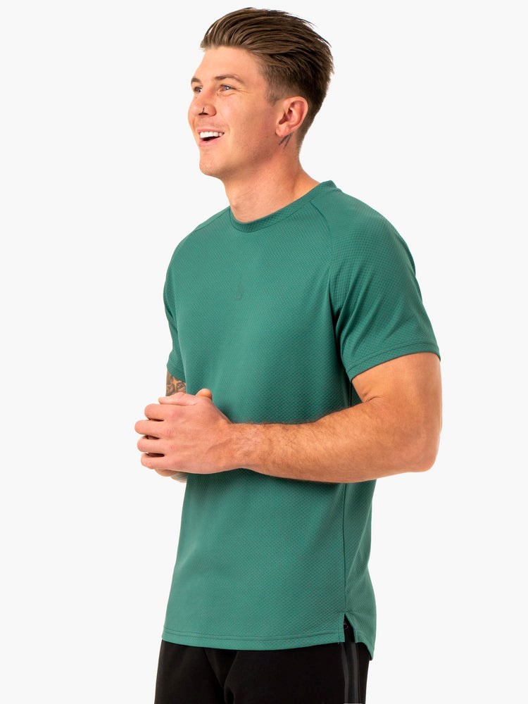 Ryderwear Enhance T-Shirt Gröna | OGR-023851