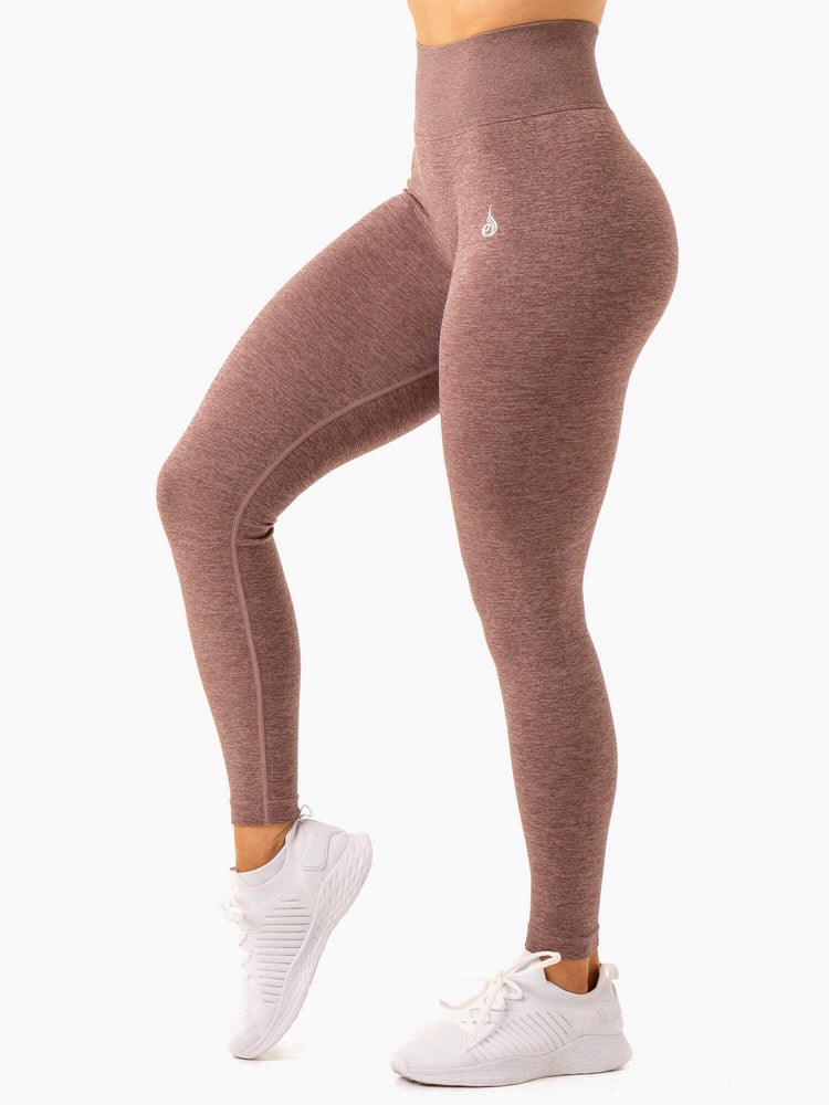 Ryderwear Essential Seamless Leggings Choklad | UZX-469250