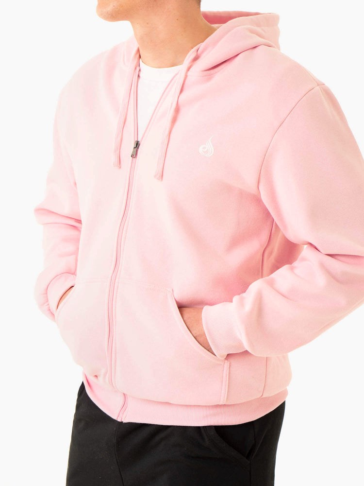 Ryderwear Essential Zip Up Jacket Rosa | ODN-852174