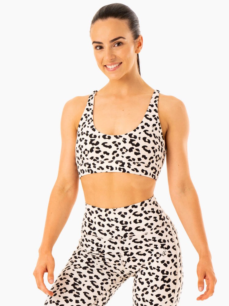 Ryderwear Evolution Sports Bra Leopard | FAG-648103