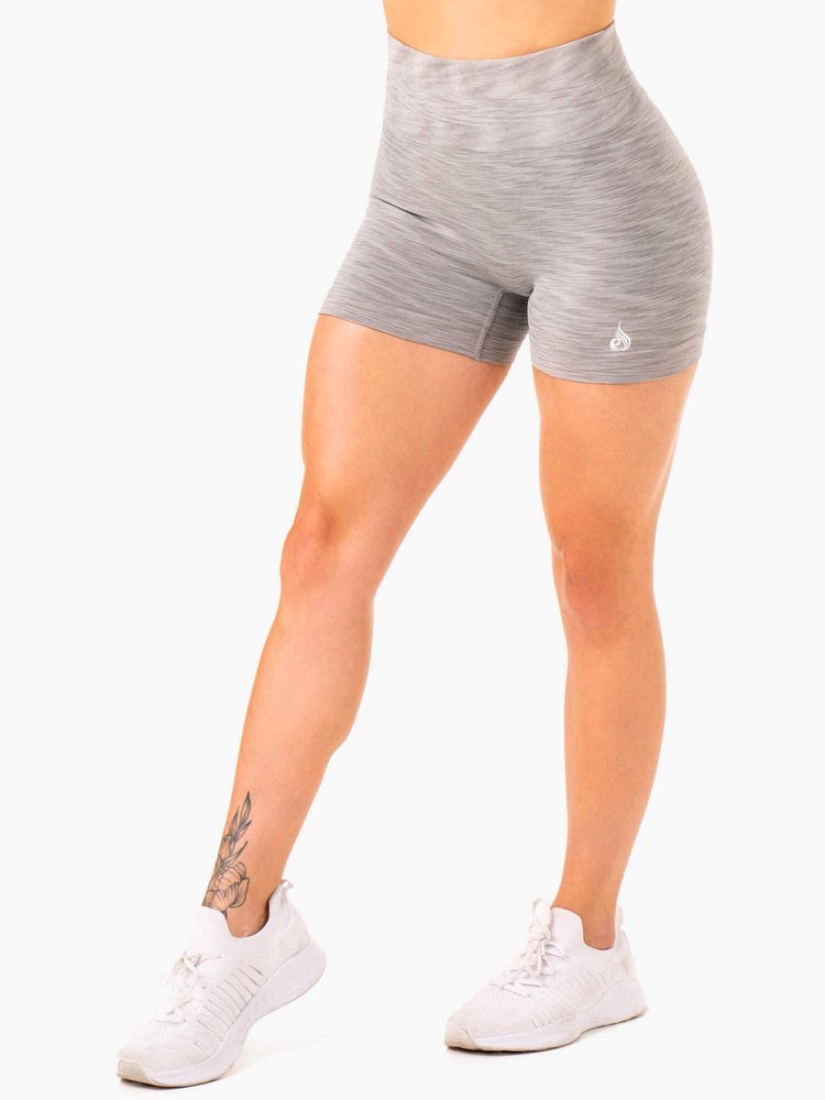 Ryderwear Evolve Seamless High Waisted Shorts Grå | NZM-762910