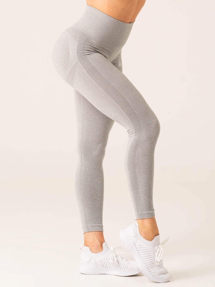 Ryderwear Evolve Seamless Leggings Ljusgrå | JMF-786413