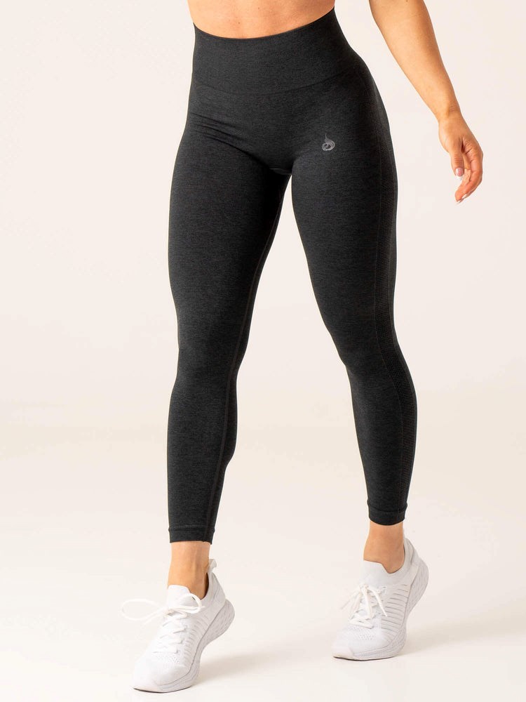 Ryderwear Evolve Seamless Leggings Svarta | GRI-135690