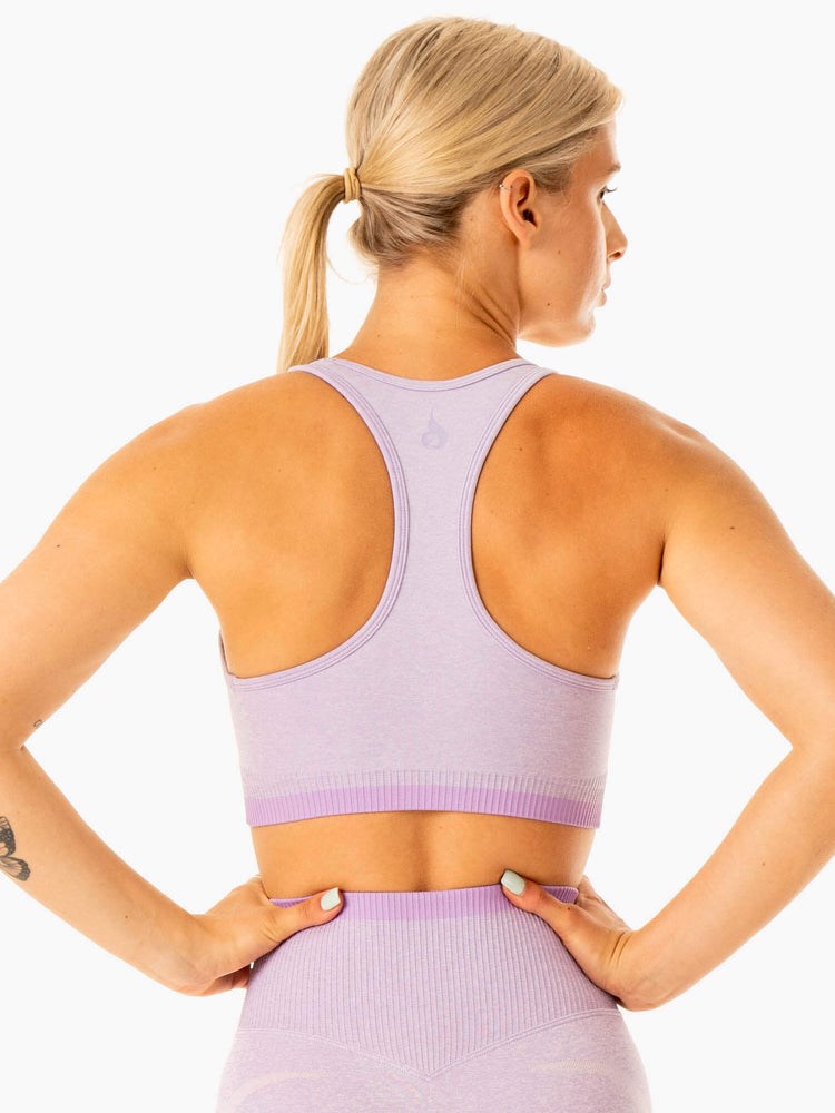 Ryderwear Excel Seamless Sports Bra Lavendel | TVC-152396