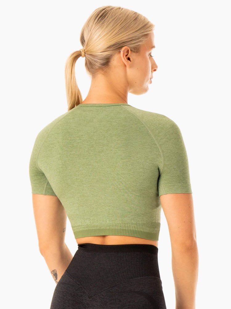 Ryderwear Excel Seamless T-Shirt Gröna | NEC-568413