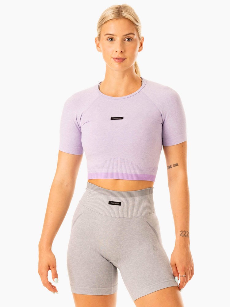 Ryderwear Excel Seamless T-Shirt Lavendel | DPA-154762