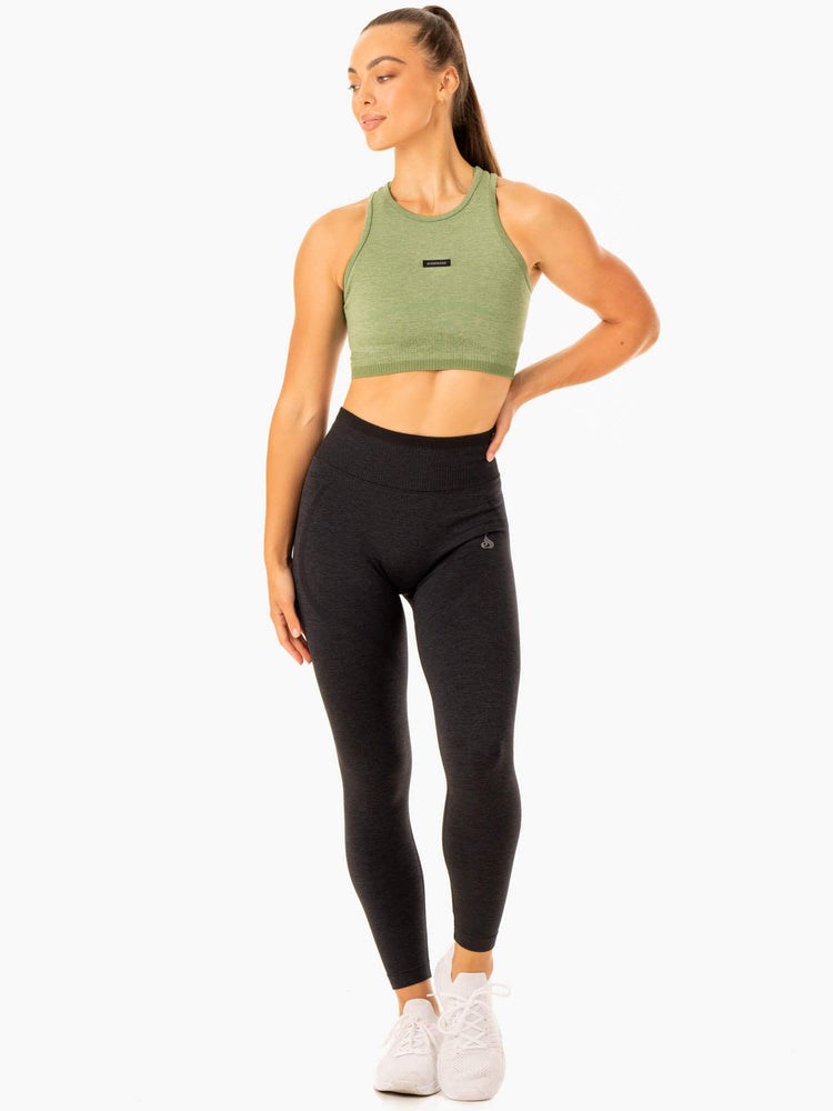 Ryderwear Excel Seamless Tank Gröna | CBX-496028