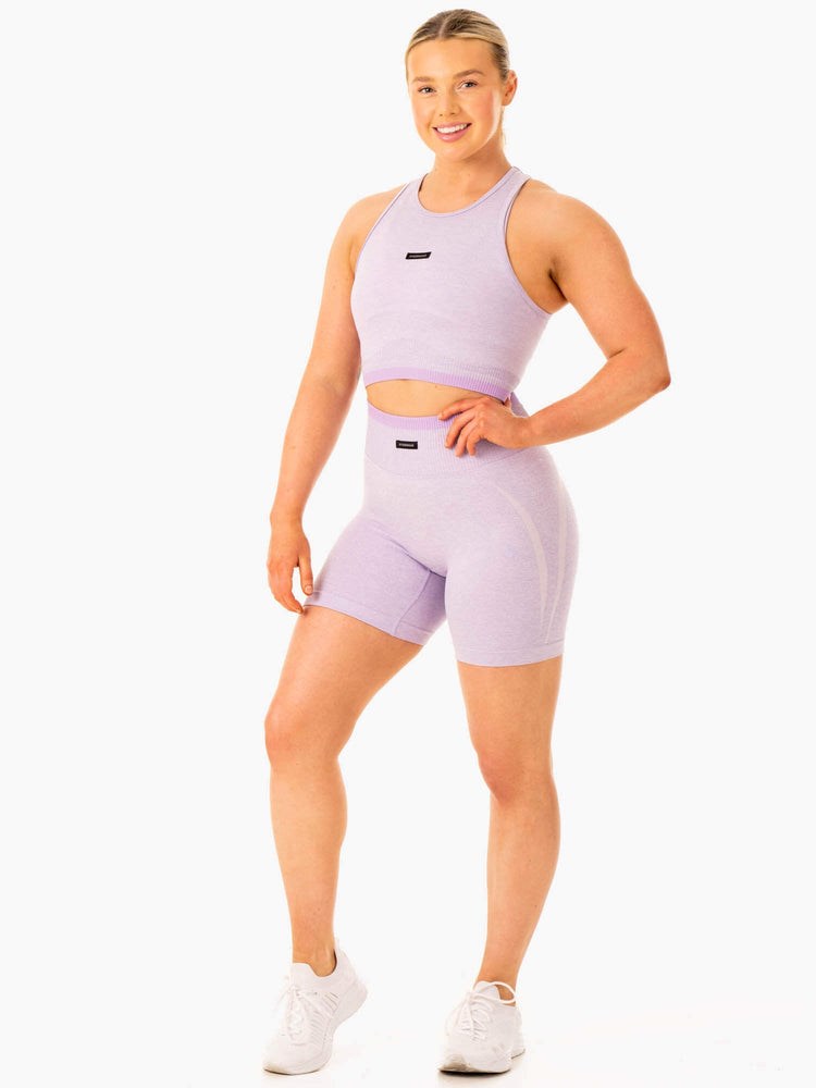 Ryderwear Excel Seamless Tank Lavendel | XUQ-685041