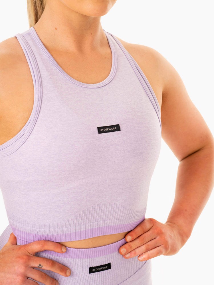 Ryderwear Excel Seamless Tank Lavendel | XUQ-685041