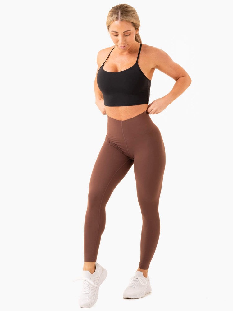 Ryderwear Extend Compression Leggings Choklad | WGM-275643