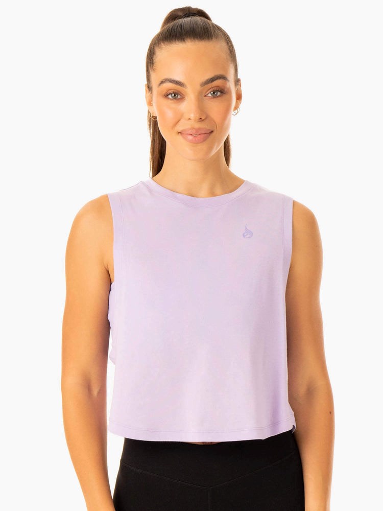 Ryderwear Flow Scoop Tank Lavendel | IKH-729506