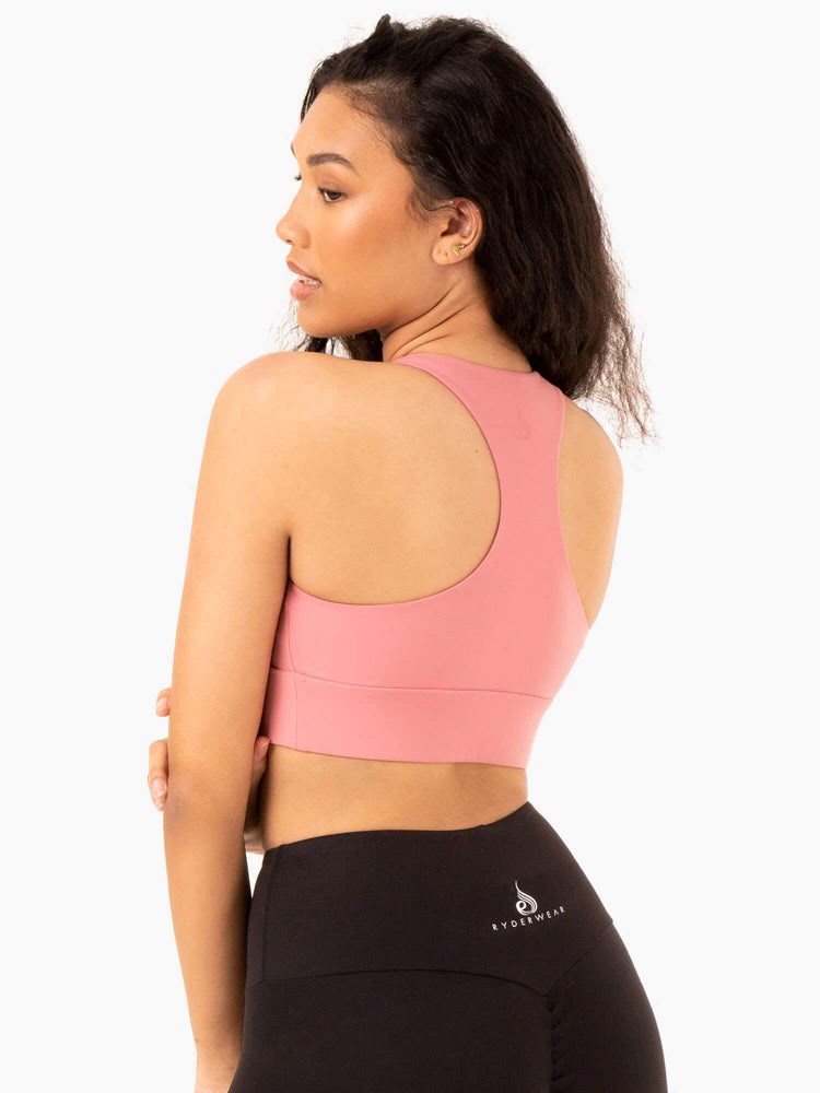 Ryderwear Focus Contour Sports Bra Rosa | OSD-310847