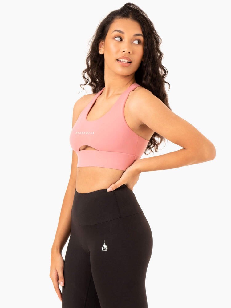 Ryderwear Focus Contour Sports Bra Rosa | OSD-310847