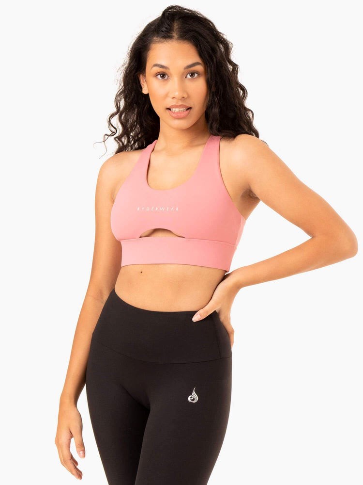 Ryderwear Focus Contour Sports Bra Rosa | OSD-310847