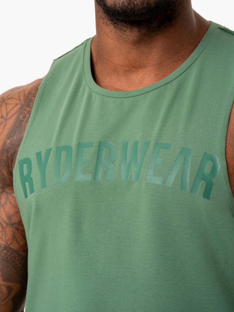 Ryderwear Force Baller Tank Gröna | NDY-486901