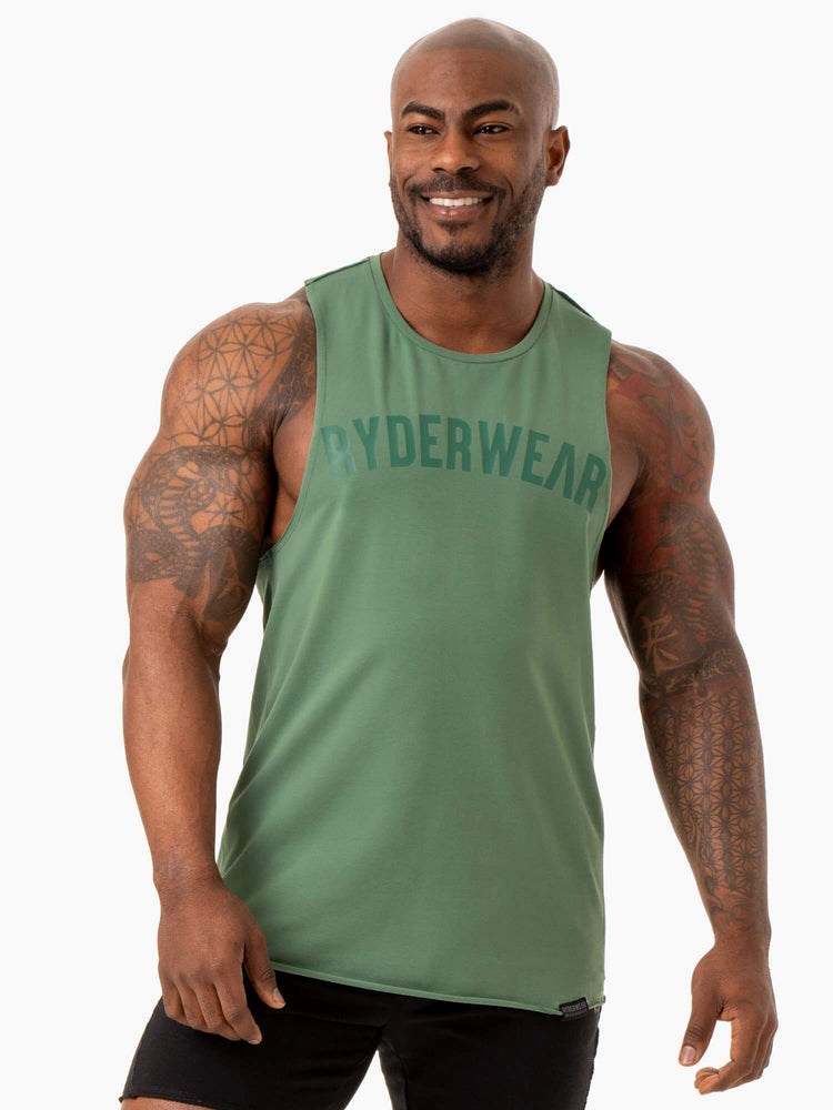 Ryderwear Force Baller Tank Gröna | NDY-486901