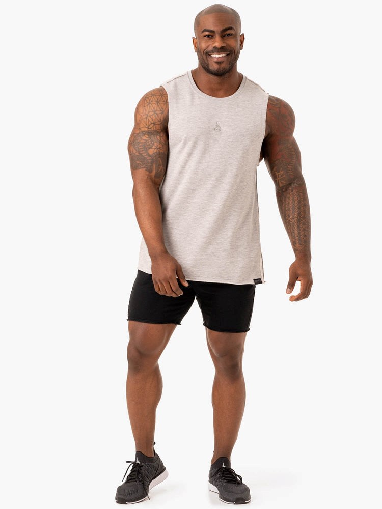 Ryderwear Force Fleece Tank Grå | JWD-785492