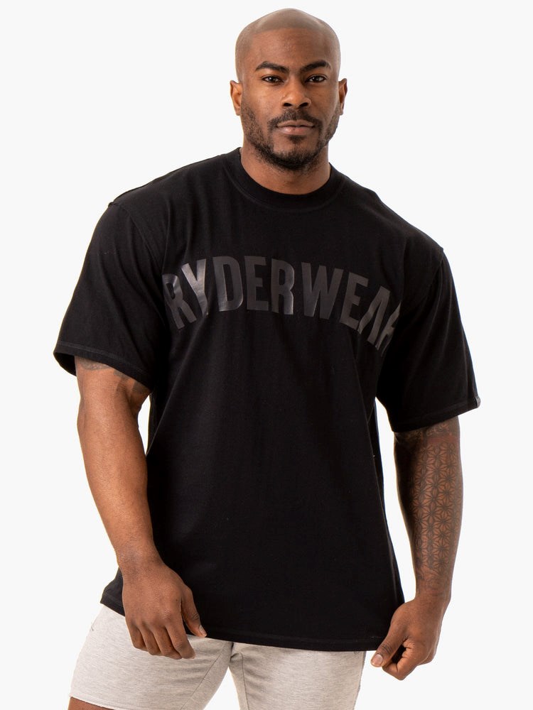 Ryderwear Force Oversized T-Shirt Svarta | ZCO-480312