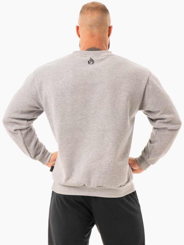 Ryderwear Force Pullover Grå | MUL-348256