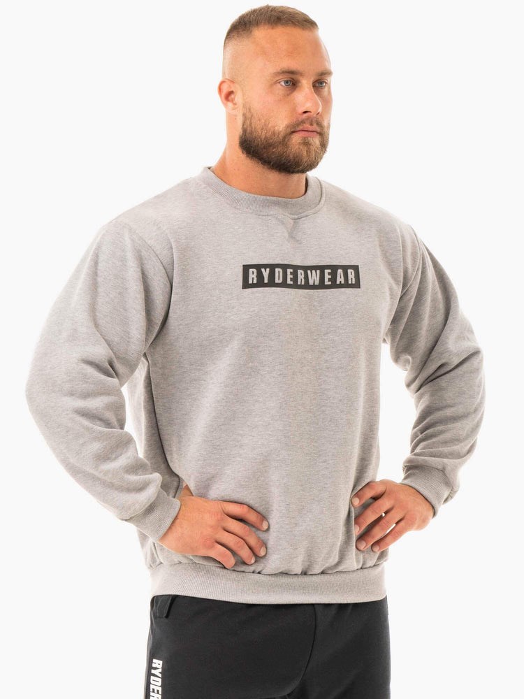 Ryderwear Force Pullover Grå | MUL-348256