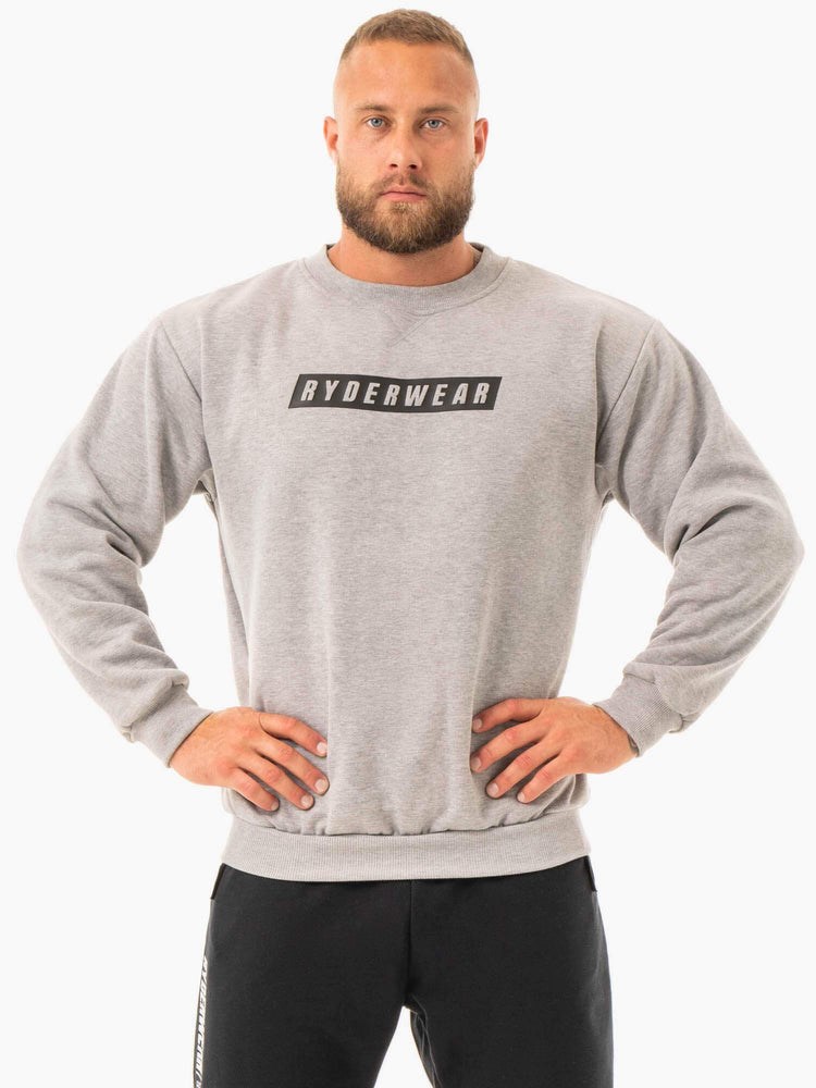 Ryderwear Force Pullover Grå | MUL-348256