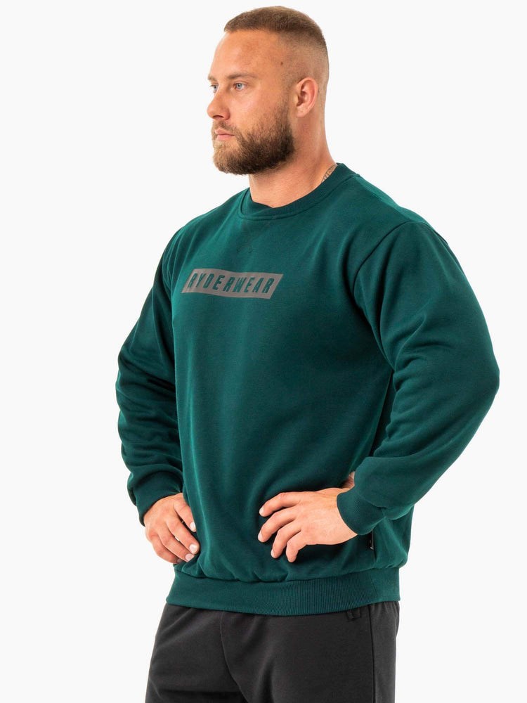 Ryderwear Force Pullover Gröna | HWF-375014