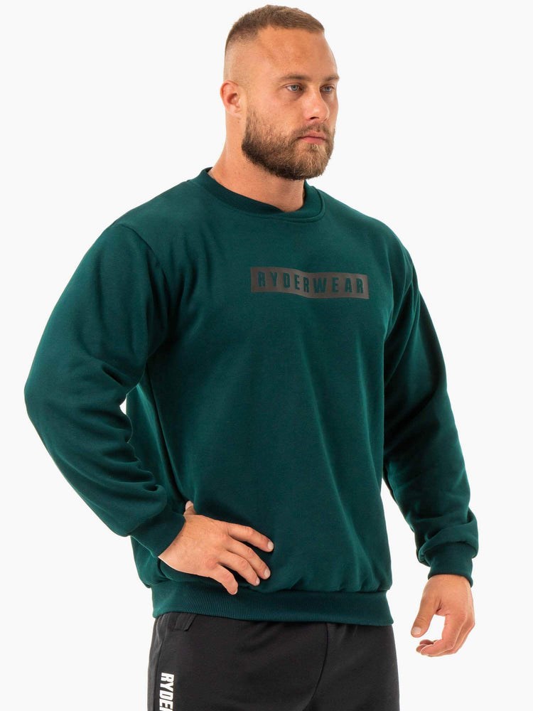 Ryderwear Force Pullover Gröna | HWF-375014