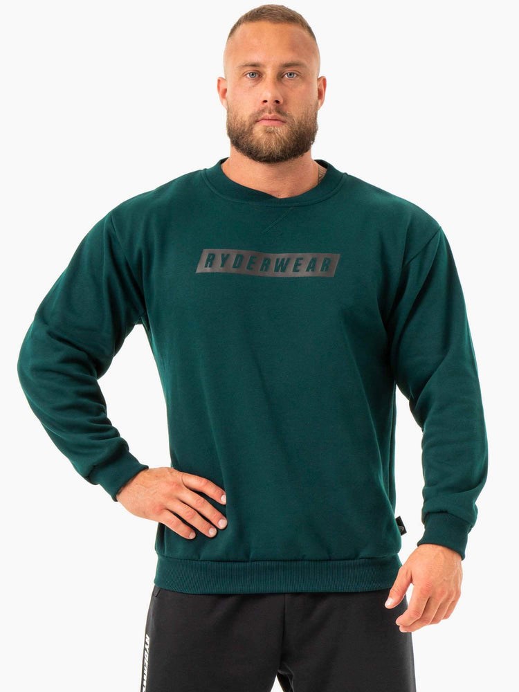 Ryderwear Force Pullover Gröna | HWF-375014