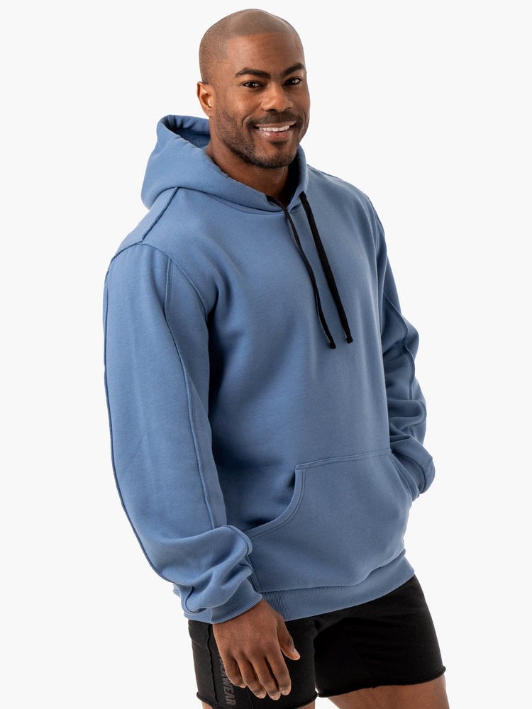 Ryderwear Force Pullover Hoodie Blå | RAD-126409