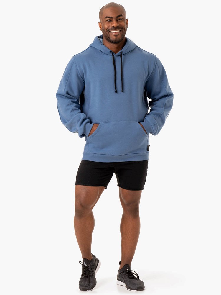 Ryderwear Force Pullover Hoodie Blå | RAD-126409