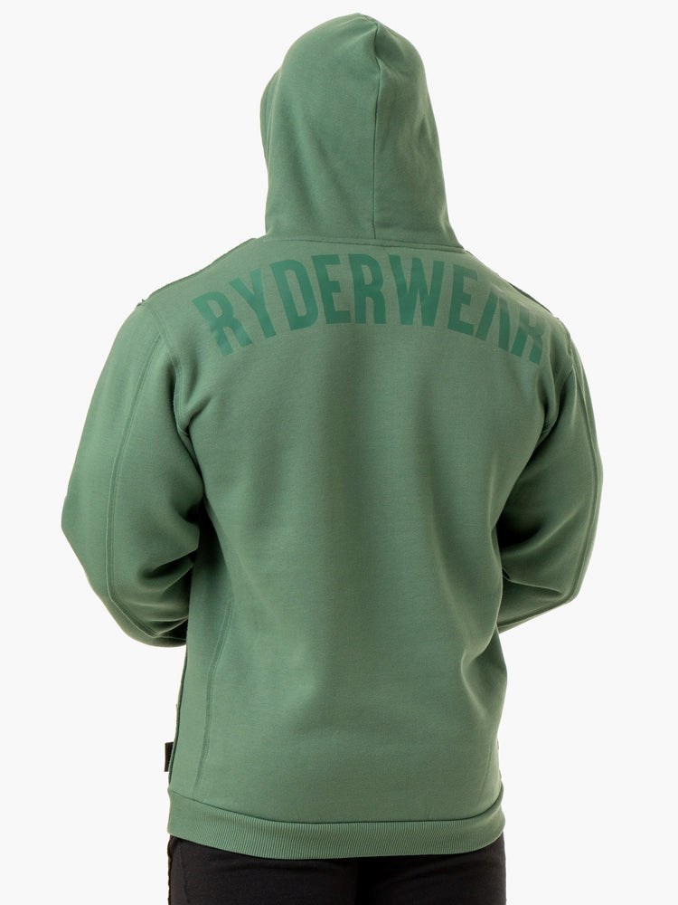 Ryderwear Force Pullover Hoodie Gröna | ZNJ-927056